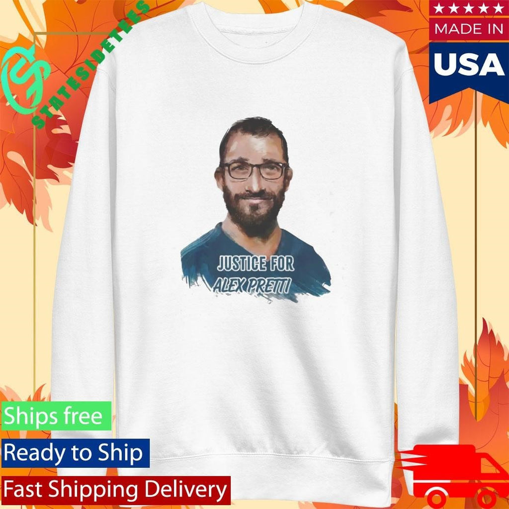 Justice for Alex Pretti Shirt Unisex , , , Long Sleeve Tee