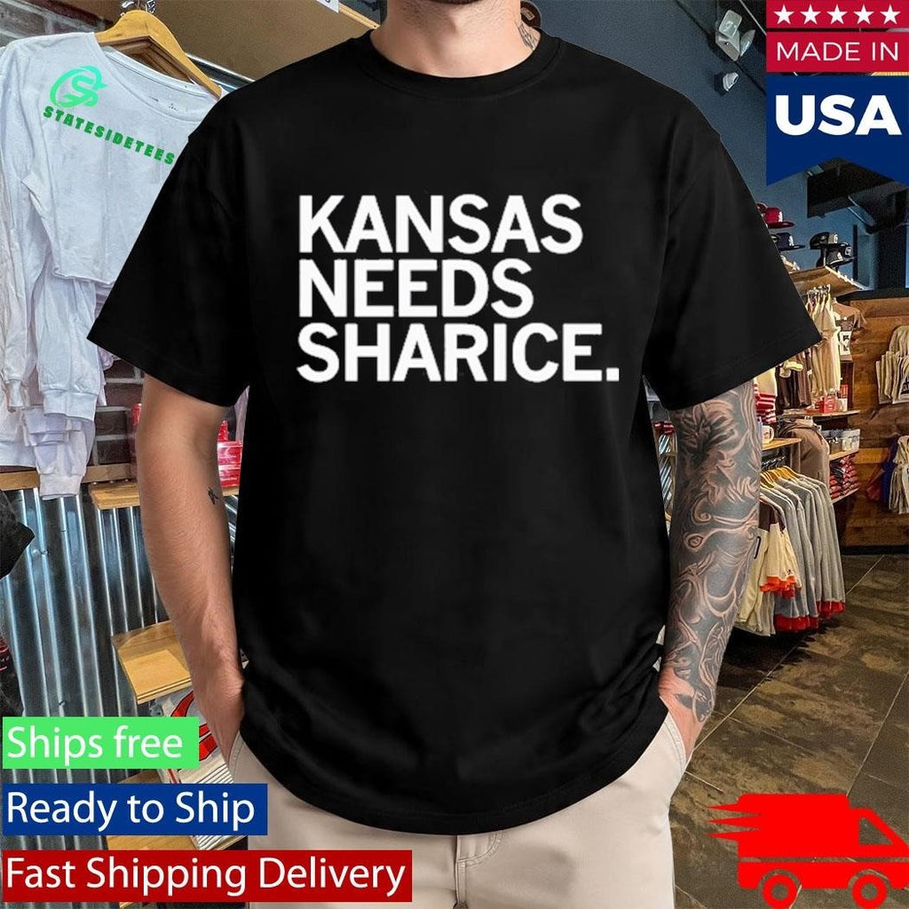 Kansas Needs Sharice Shirt Unisex , , , Long Sleeve Tee
