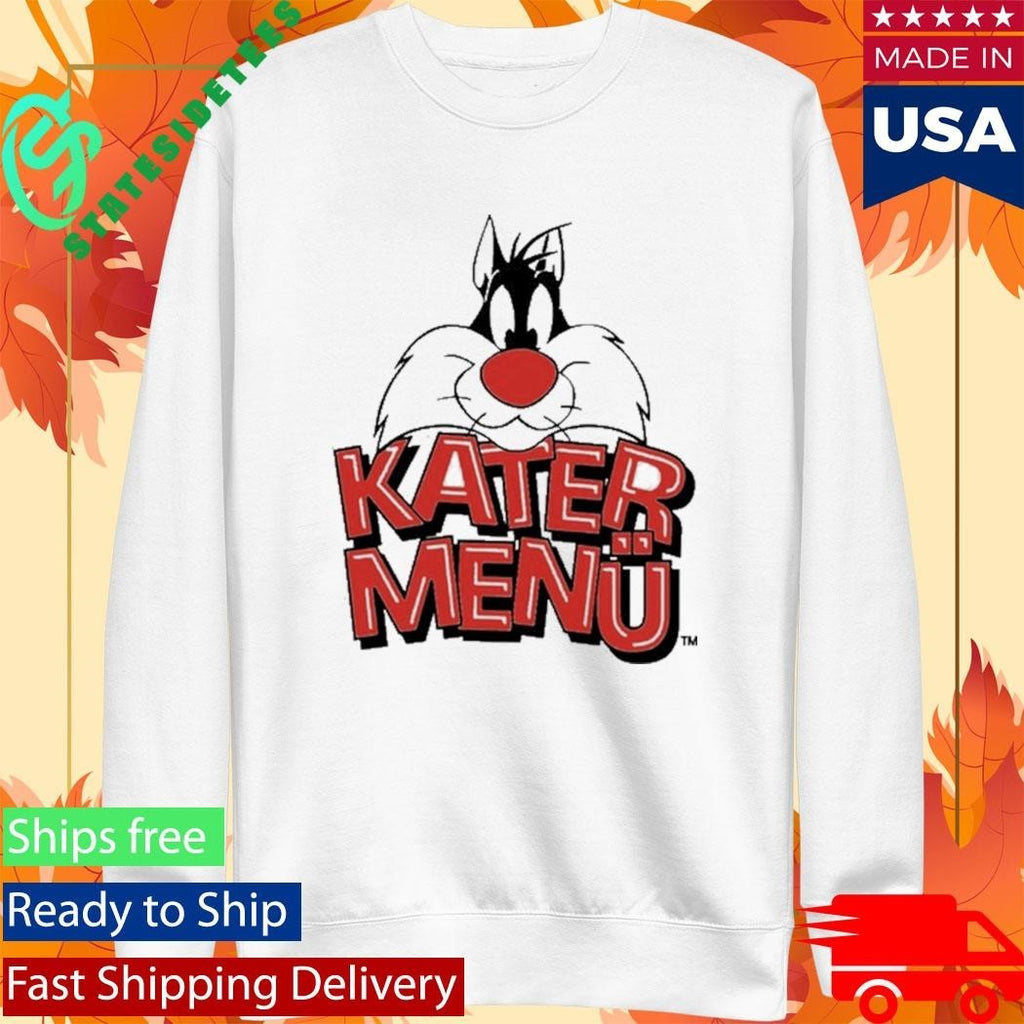 Kater Menu Cat Shirt Unisex , , , Long Sleeve Tee
