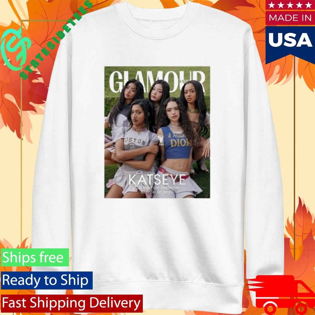Katseye Glamour Mexico Latinoamerica Cover Shirt Unisex , , , Long Sleeve Tee