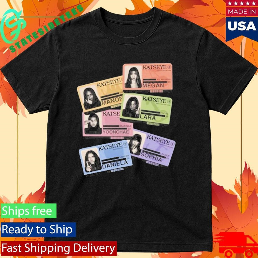 Katseye Navy Tour Shirt Unisex , , , Long Sleeve Tee