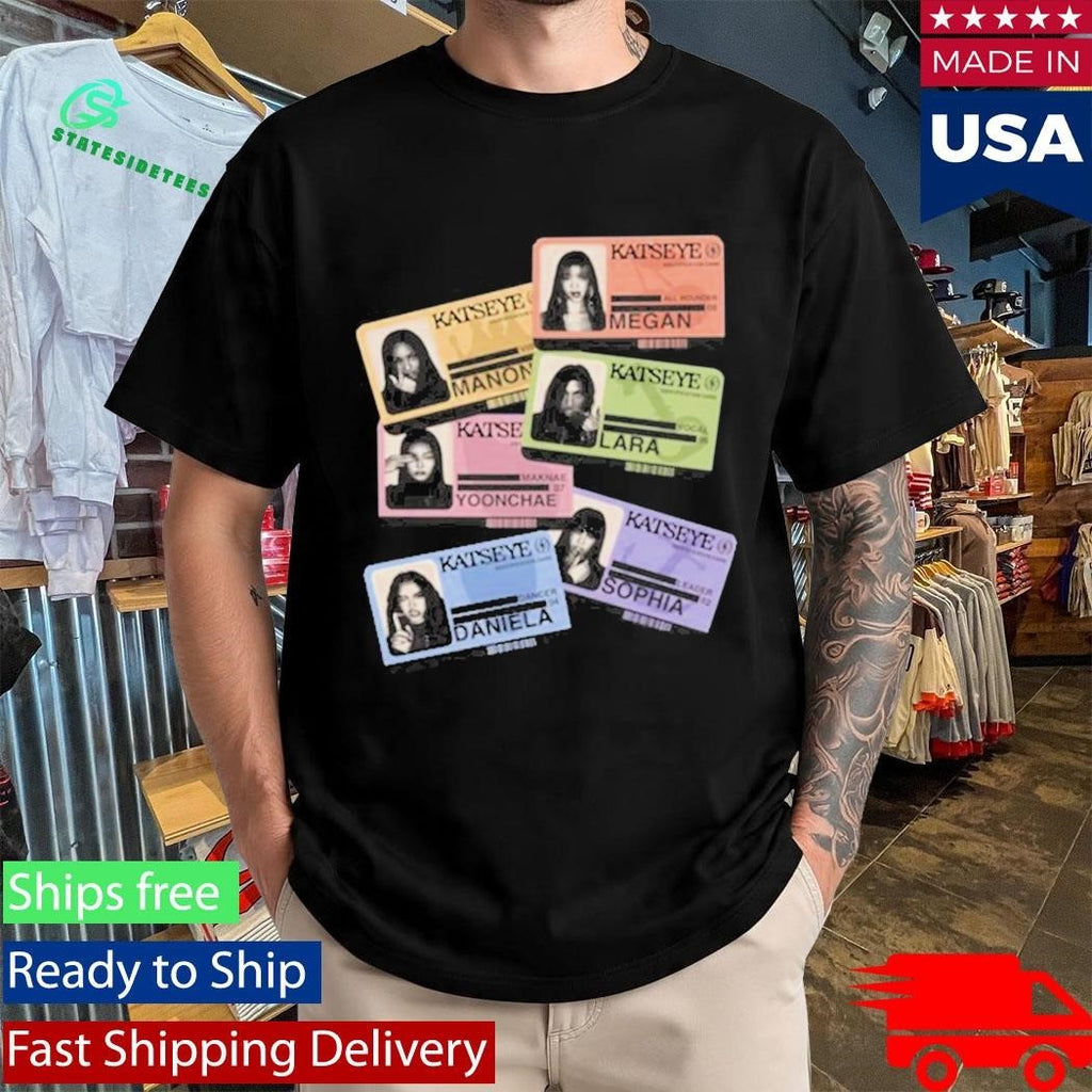 Katseye Navy Tour Shirt Unisex , , , Long Sleeve Tee