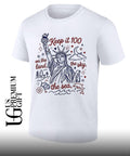 Keep It 100 On The Land The Sea The Sky Patriotic Liberty 4th Of July shirt