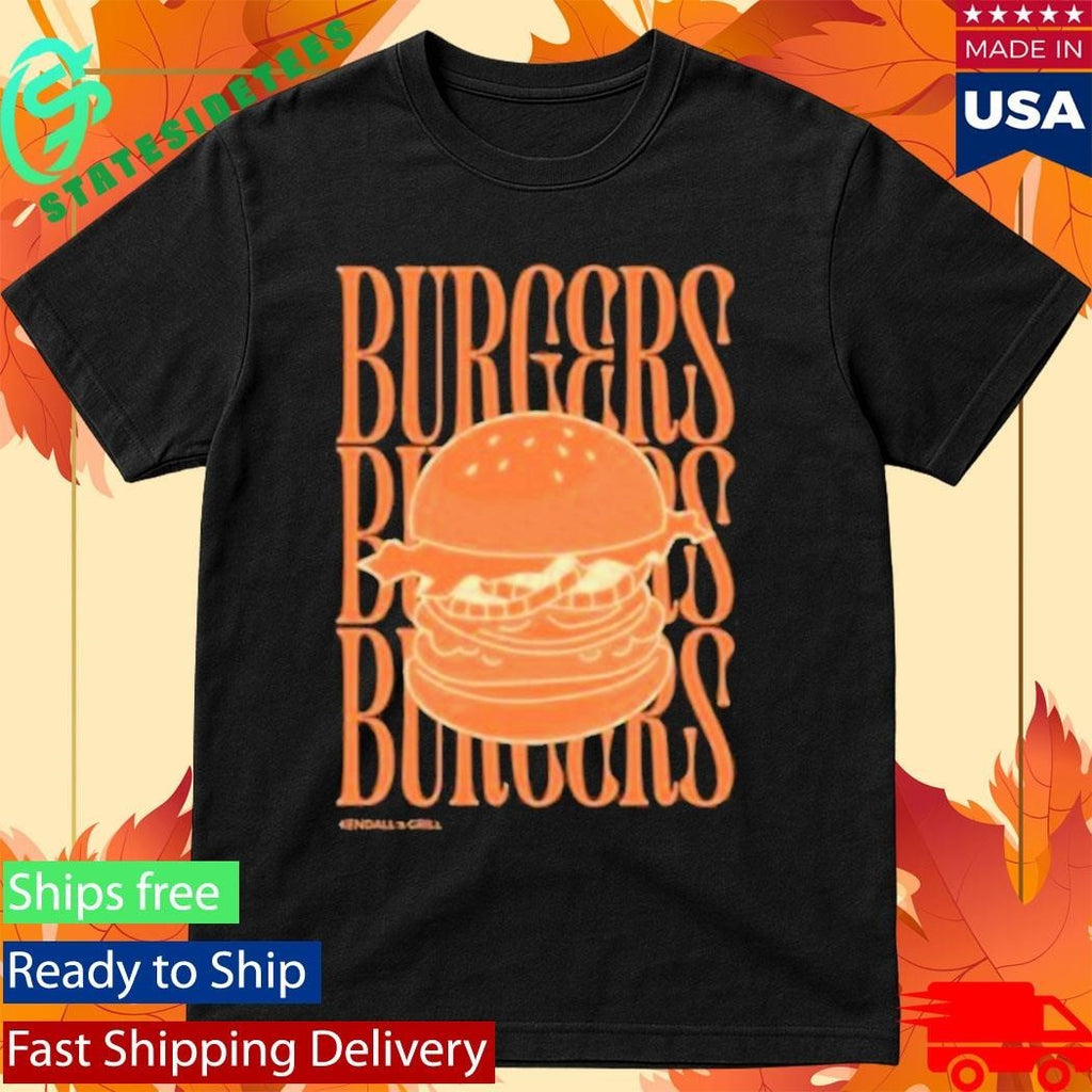Kendall’s Grill Burger Shirt Unisex , , , Long Sleeve Tee