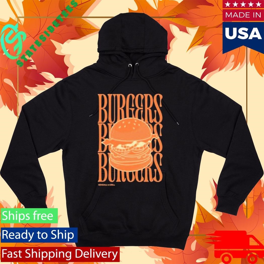 Kendall’s Grill Burger Shirt Unisex , , , Long Sleeve Tee