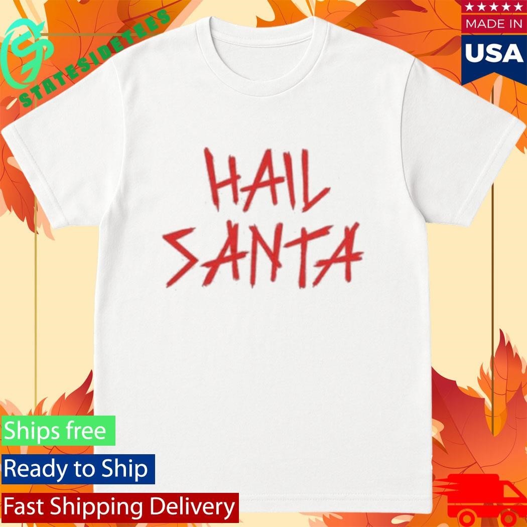 Kerrang Hail Santa Shirt Unisex , , , Long Sleeve Tee