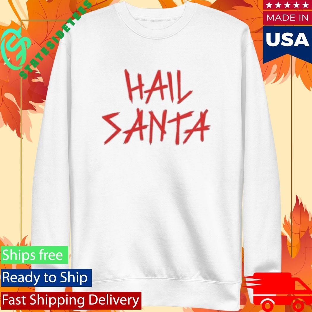 Kerrang Hail Santa Shirt Unisex , , , Long Sleeve Tee