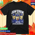 Kevin Youkilis Jew Crew Israel Baseball Shirt Unisex , , , Long Sleeve Tee
