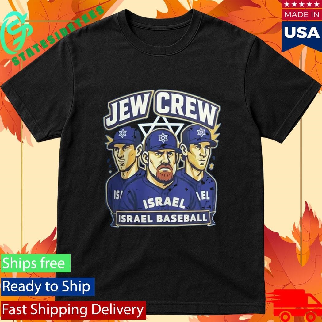 Kevin Youkilis Jew Crew Israel Baseball Shirt Unisex , , , Long Sleeve Tee