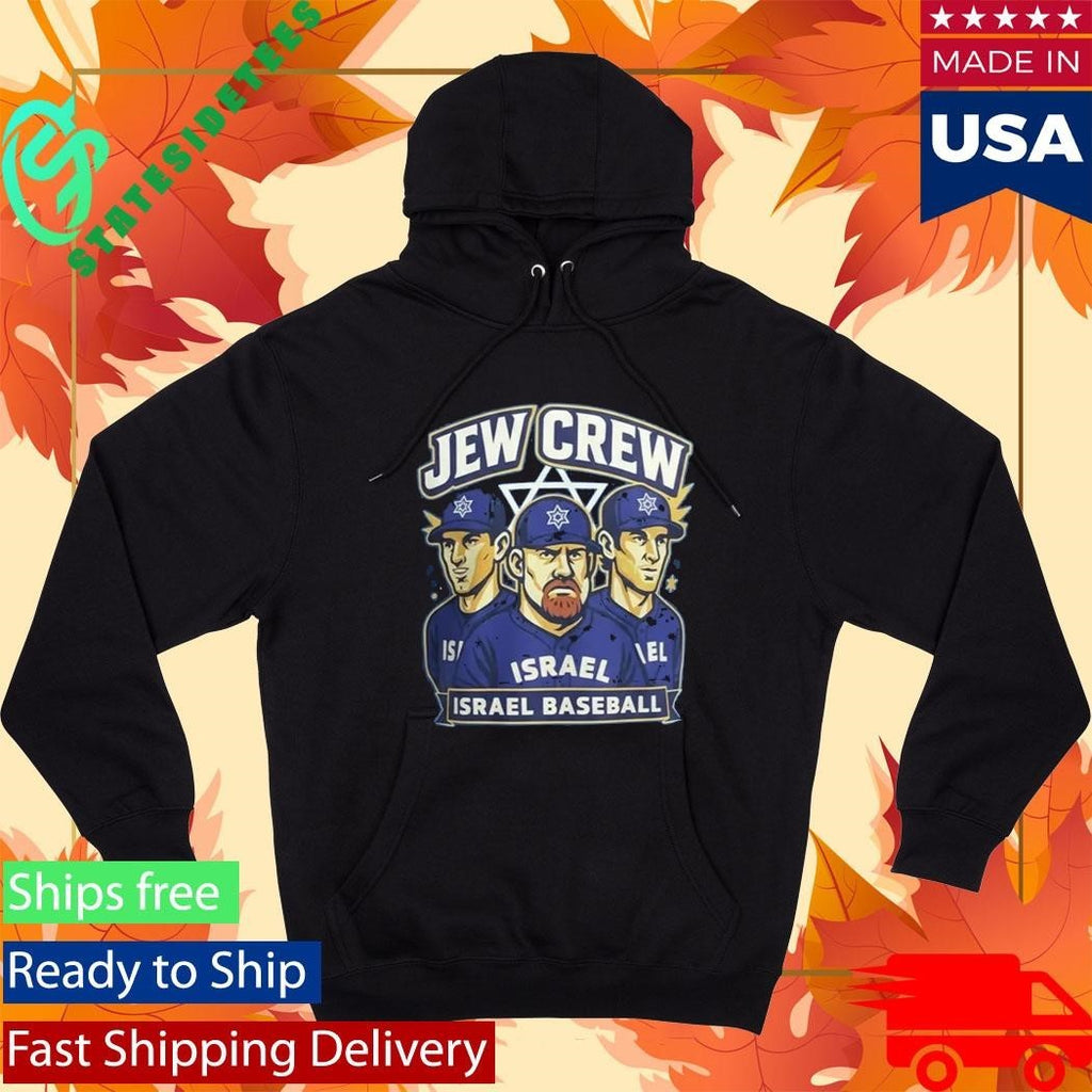 Kevin Youkilis Jew Crew Israel Baseball Shirt Unisex , , , Long Sleeve Tee