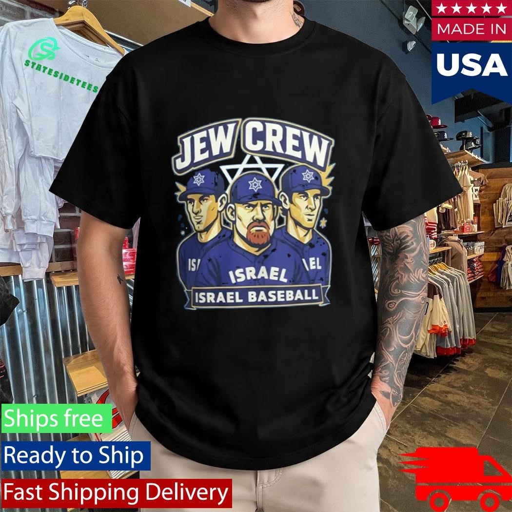 Kevin Youkilis Jew Crew Israel Baseball Shirt Unisex , , , Long Sleeve Tee