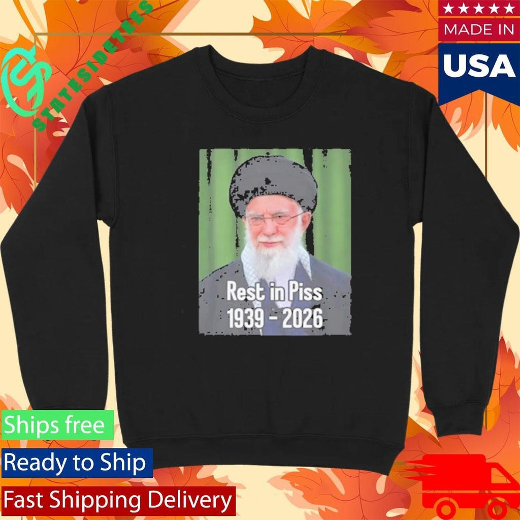 Khomeini Ali Rest In Piss 1939 2026 Shirt Unisex , , , Long Sleeve Tee