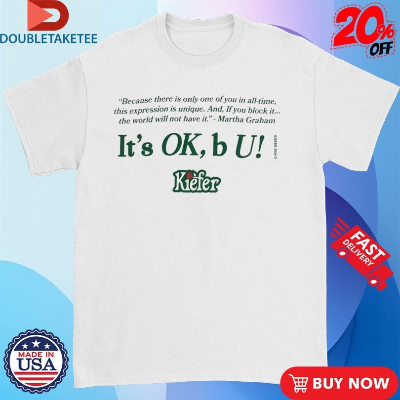 Kiefer It’s Ok B U Martha Graham Unisex , , , Long Sleeve Tee