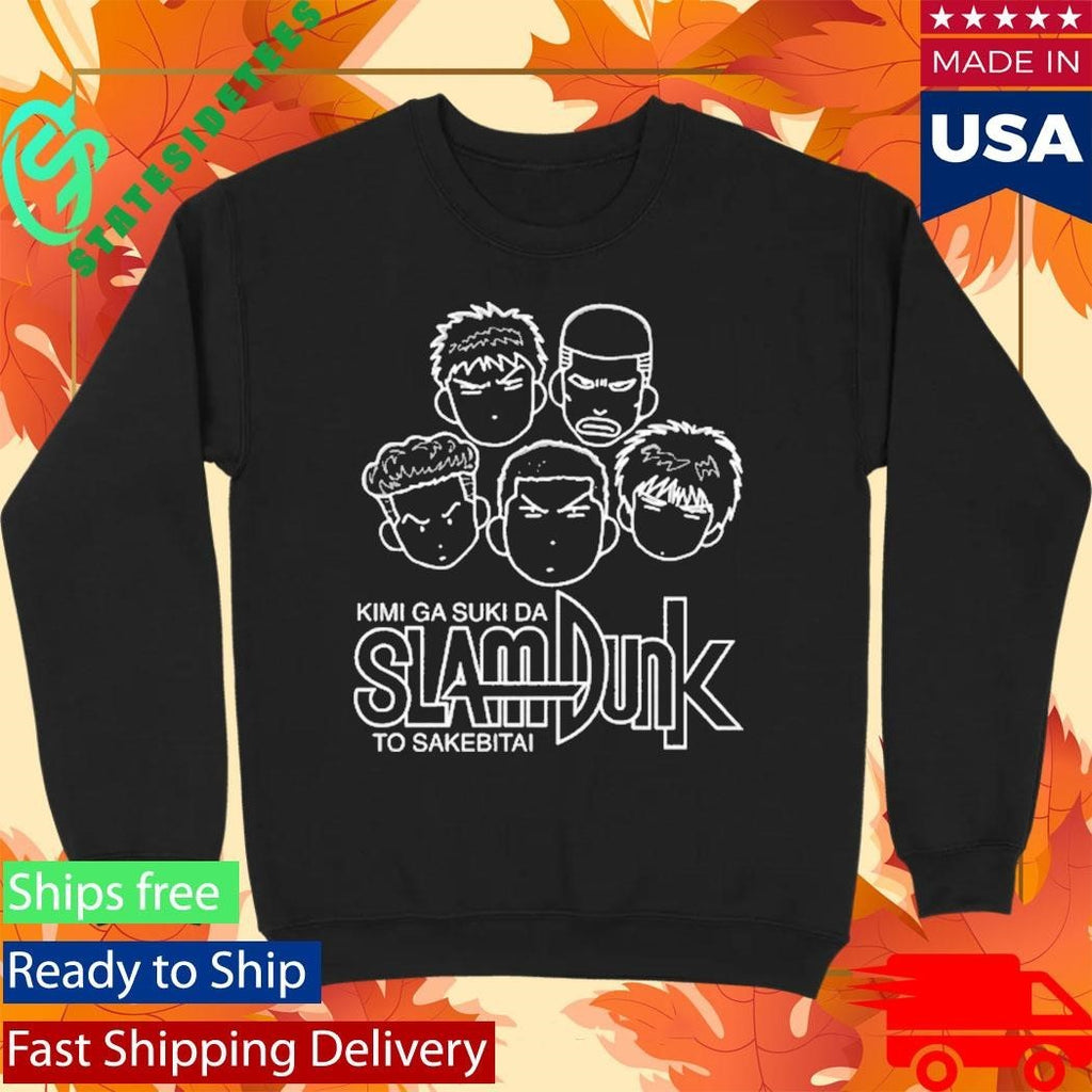 Kimi Ga Suki Da Slam Dunk Unisex , , , Long Sleeve Tee