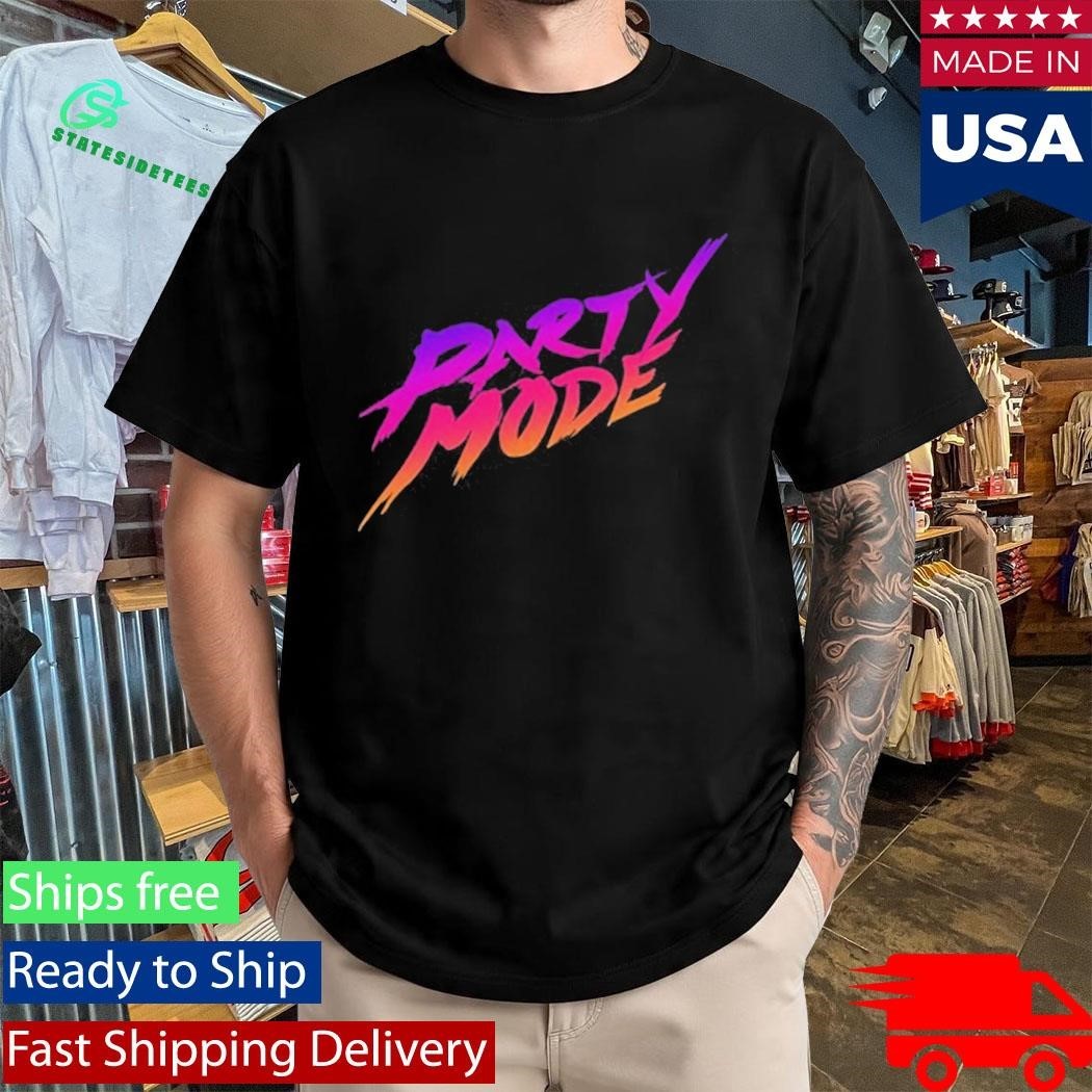 Kinda Funny Party Mode Shirt Unisex , , , Long Sleeve Tee