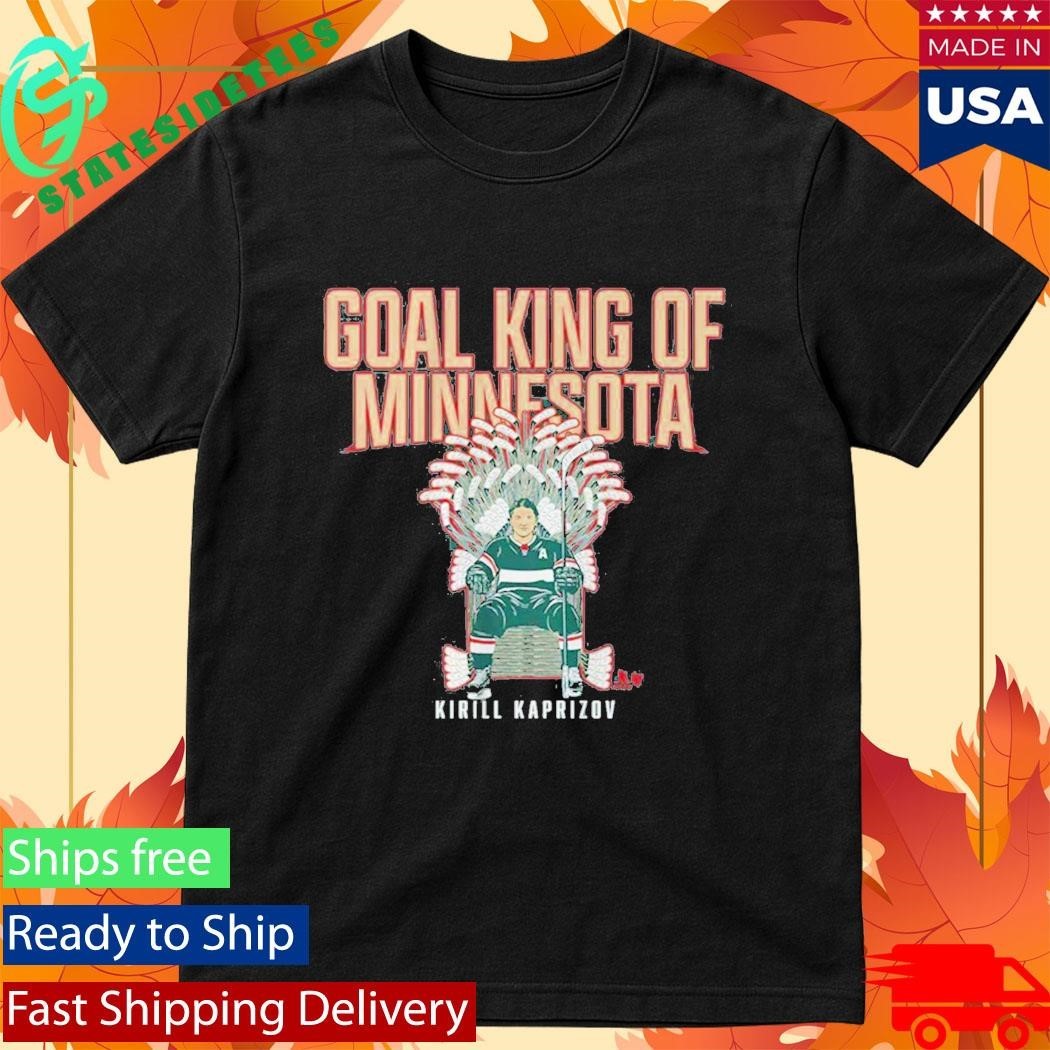 Kirill Kaprizov Goal King Of Minnesota Shirt Unisex , , , Long Sleeve Tee