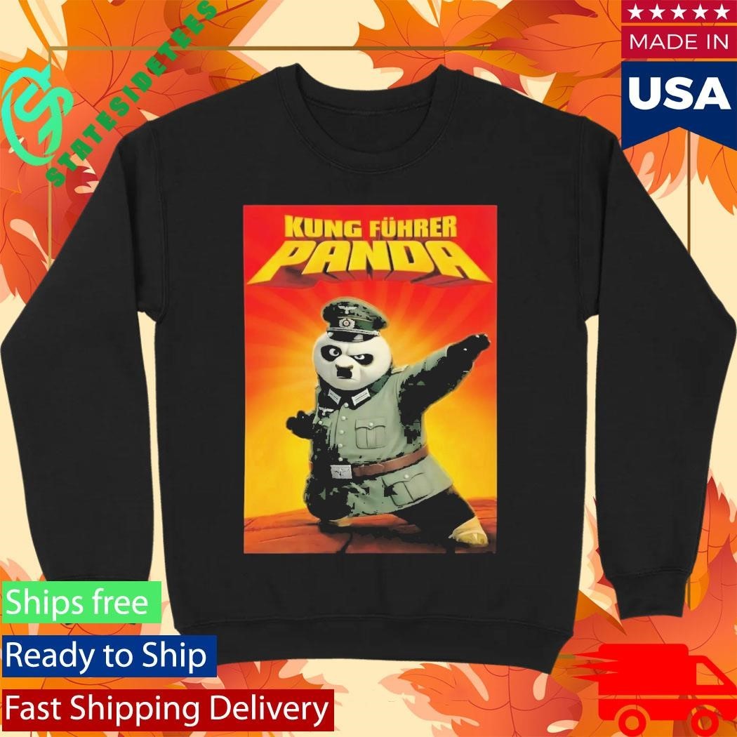Kung Führer Panda Shirt Unisex , , , Long Sleeve Tee