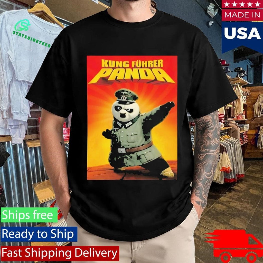 Kung Führer Panda Shirt Unisex , , , Long Sleeve Tee