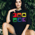 LGBT Ally Cat Pride Cat Shirt Pride Parade Shirt Purride Cat Shirt LGBT Flag Shirt Cat Lover Rainbow Cat Lesbian Gay T-Shirts
