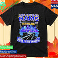 La Rams Road To New Orleans SB 2026 Fan Shirt Unisex , , , Long Sleeve Tee