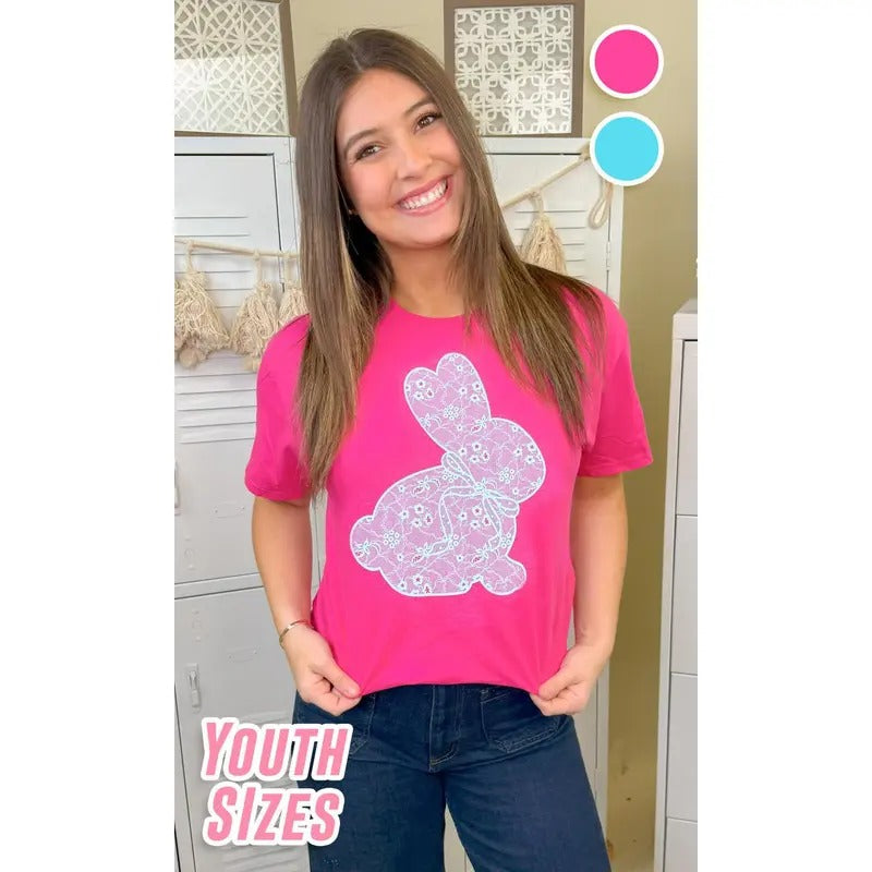 Lace Bunny Easter Shirt T-Shirts