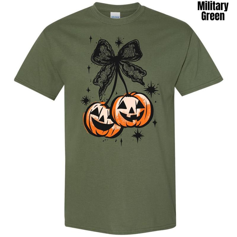 Lace Pumpkin Cherries Gildan 'NLB' T-Shirts