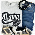 Lacrosse Mama FAKE Embroidery T-Shirts
