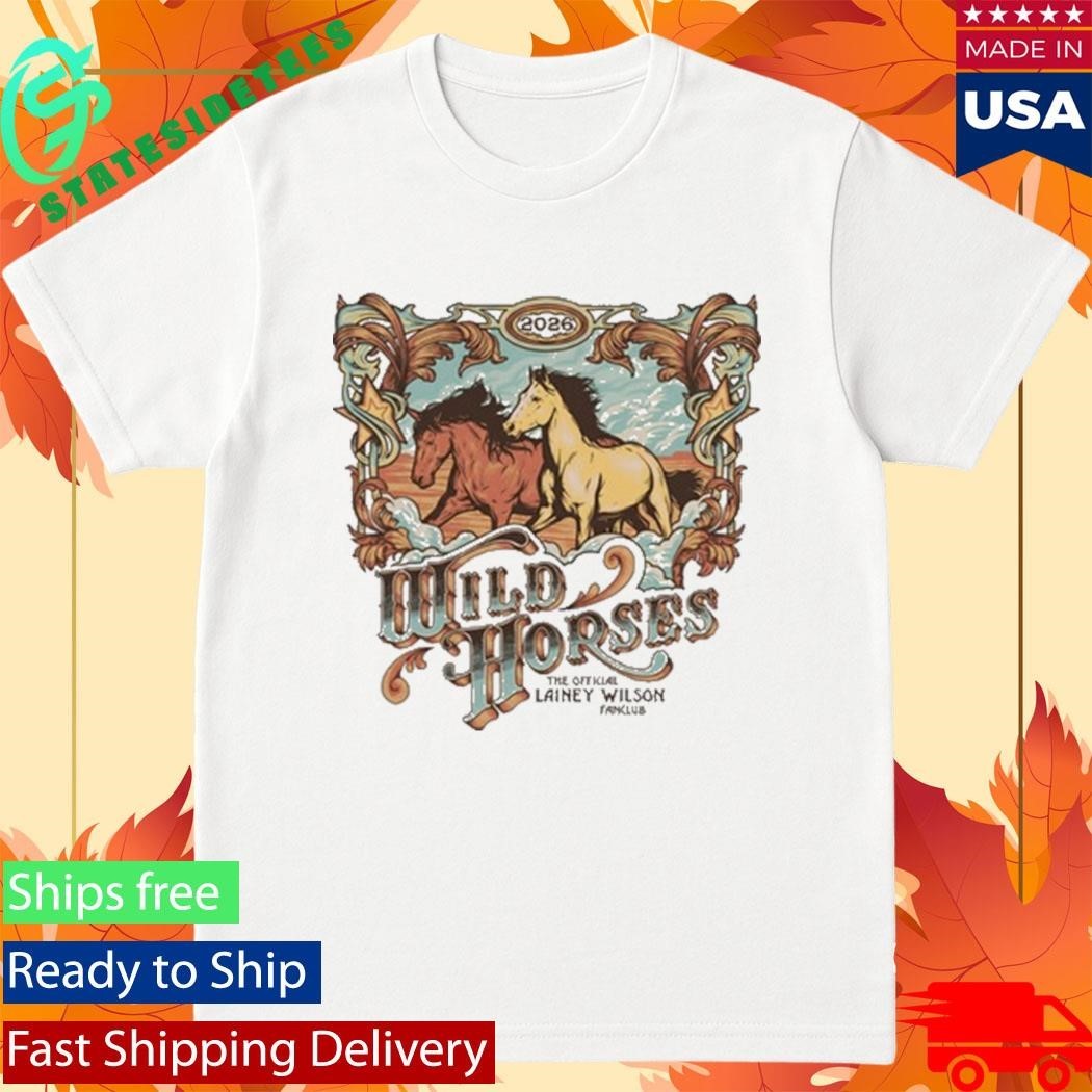 Lainey Wilson Wild Horses Fan Club Shirt Unisex , , , Long Sleeve Tee