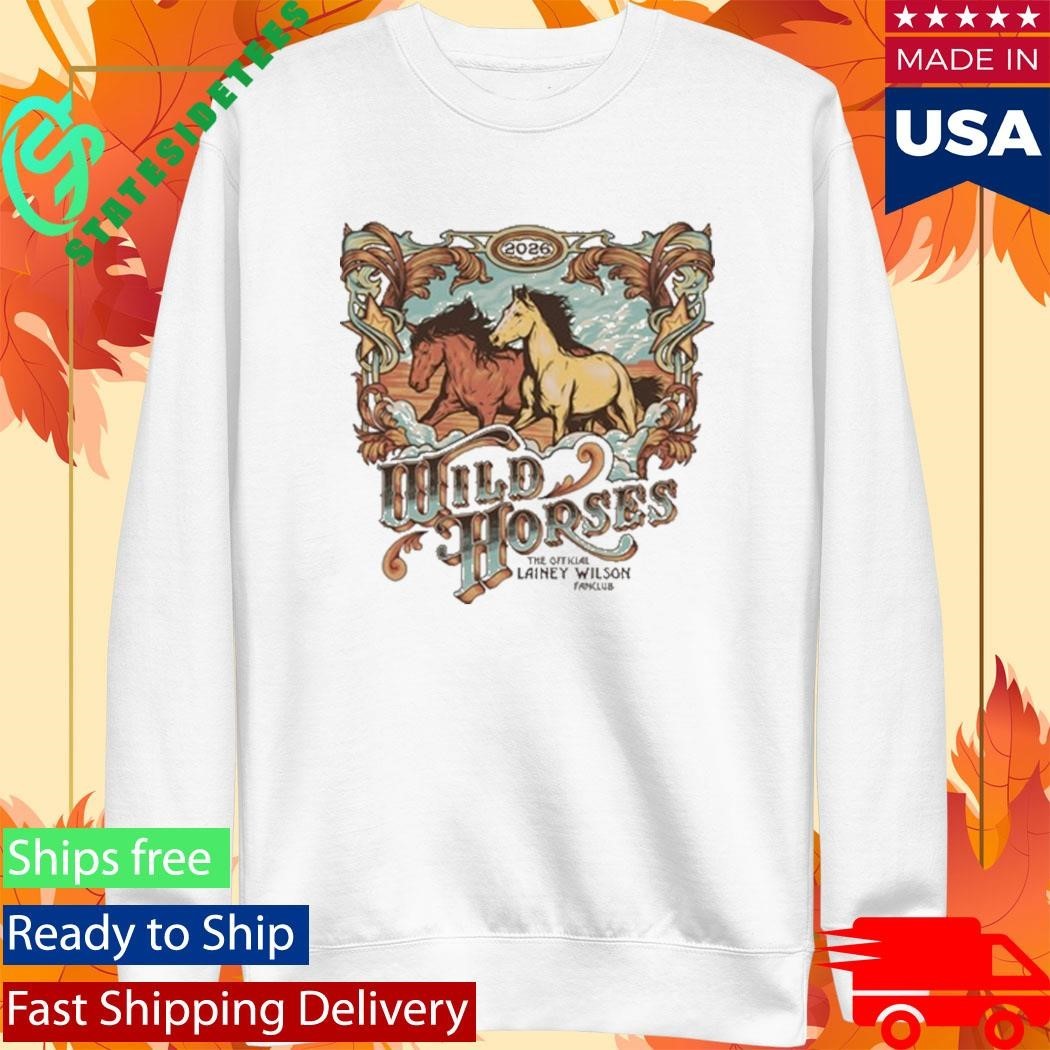 Lainey Wilson Wild Horses Fan Club Shirt Unisex , , , Long Sleeve Tee