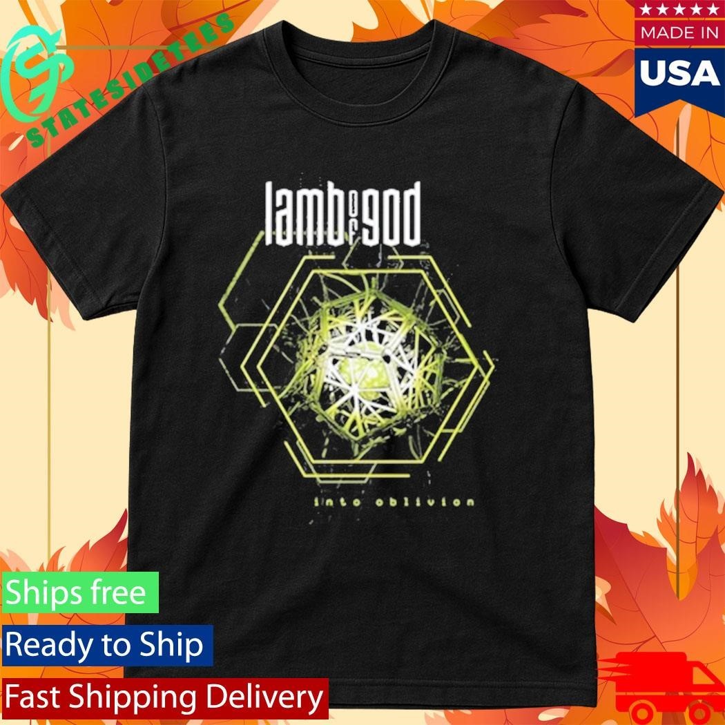 Lamb Of God Into Oblivion Hexagon Shirt Unisex , , , Long Sleeve Tee