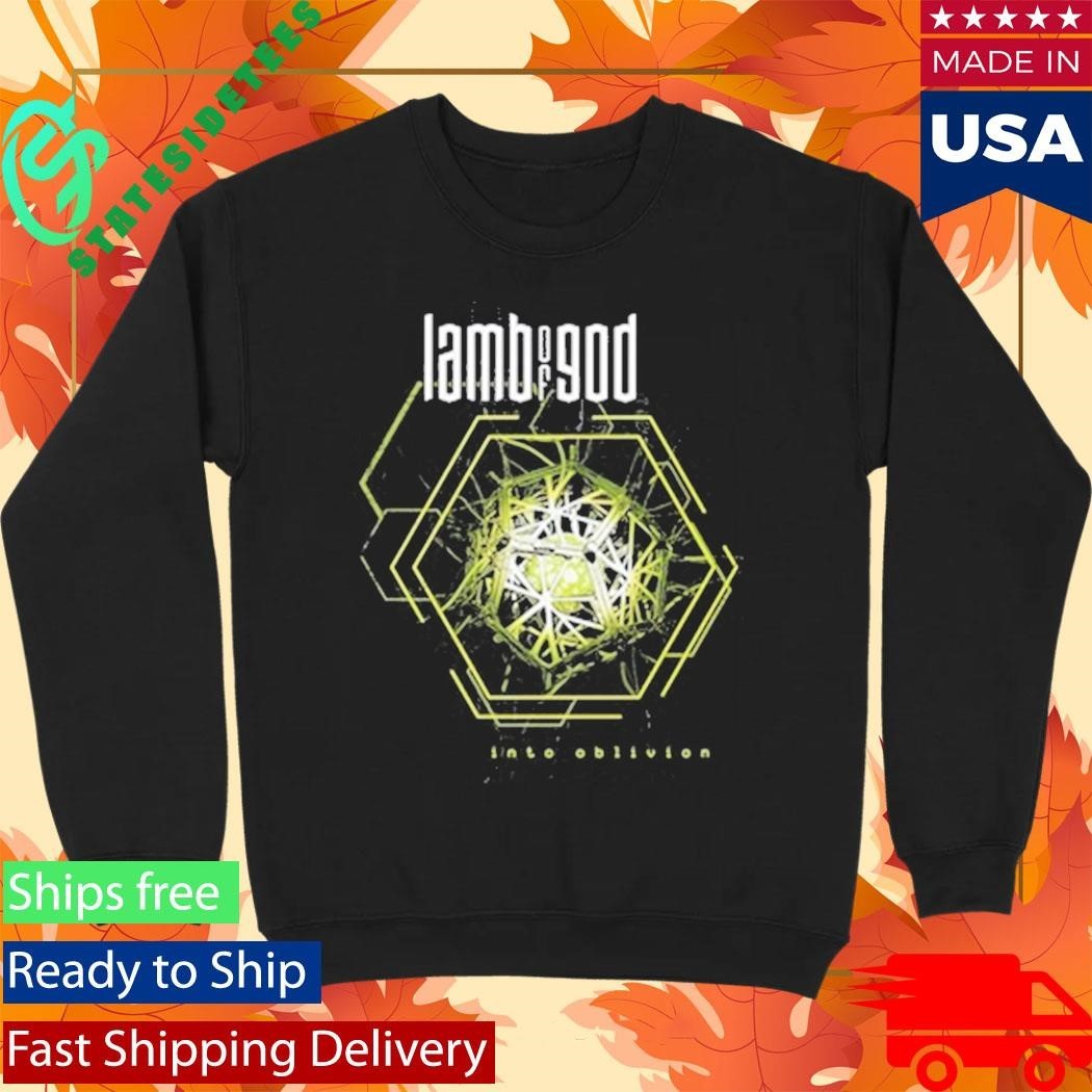 Lamb Of God Into Oblivion Hexagon Shirt Unisex , , , Long Sleeve Tee