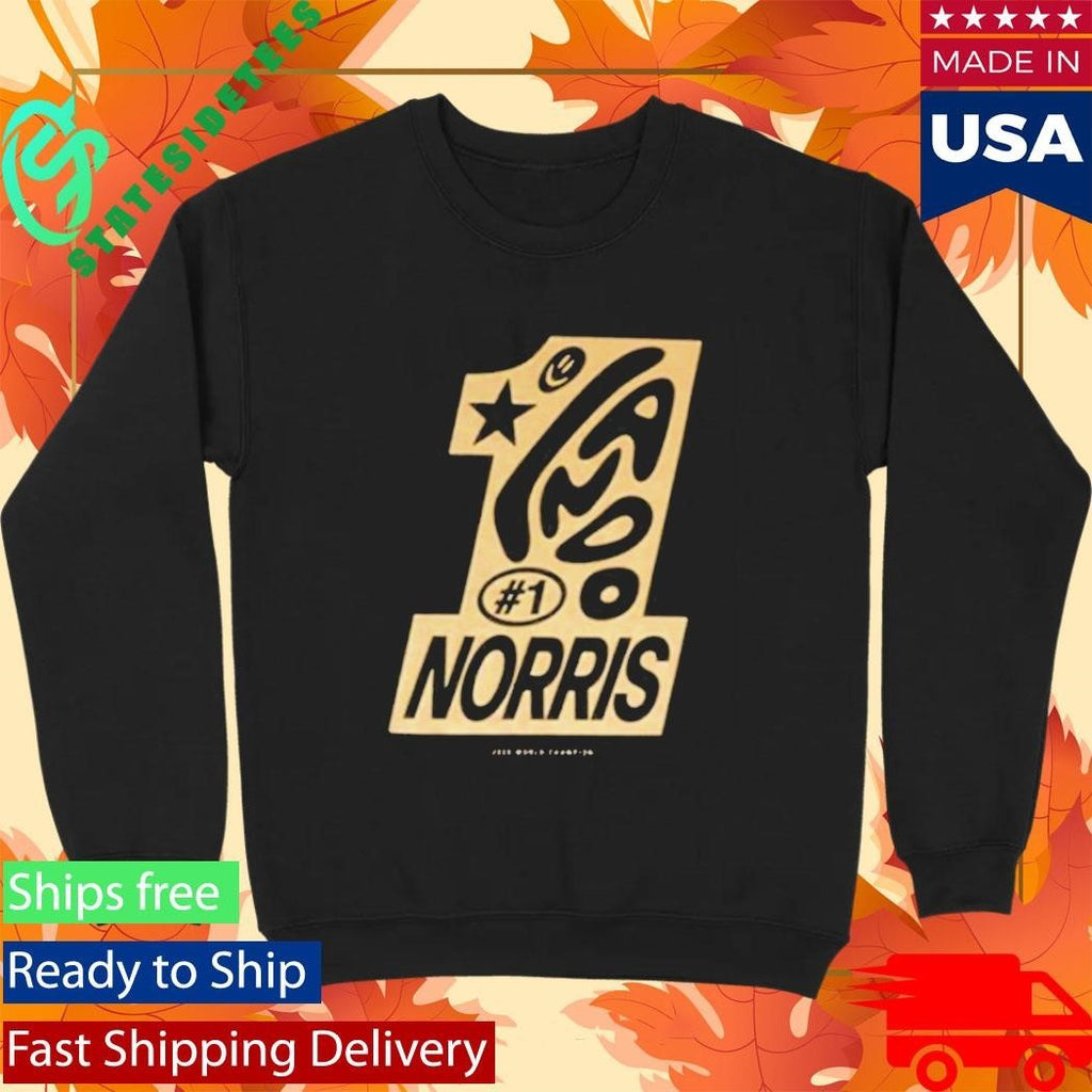Lando Norris #1 Boxy shirt Unisex , , , Long Sleeve Tee