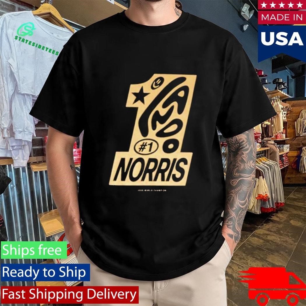 Lando Norris #1 Boxy shirt Unisex , , , Long Sleeve Tee