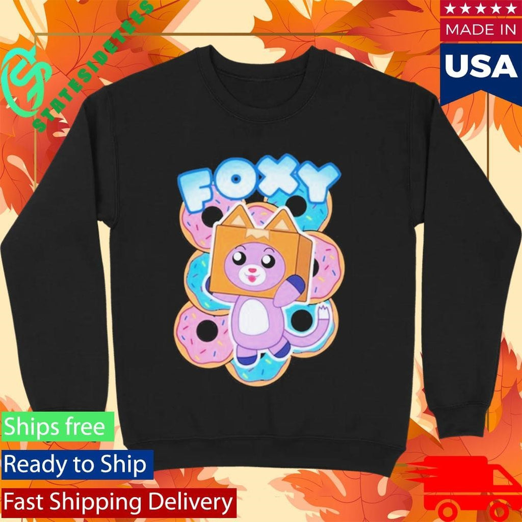 LankyBox Foxy Donuts Unisex , , , Long Sleeve Tee