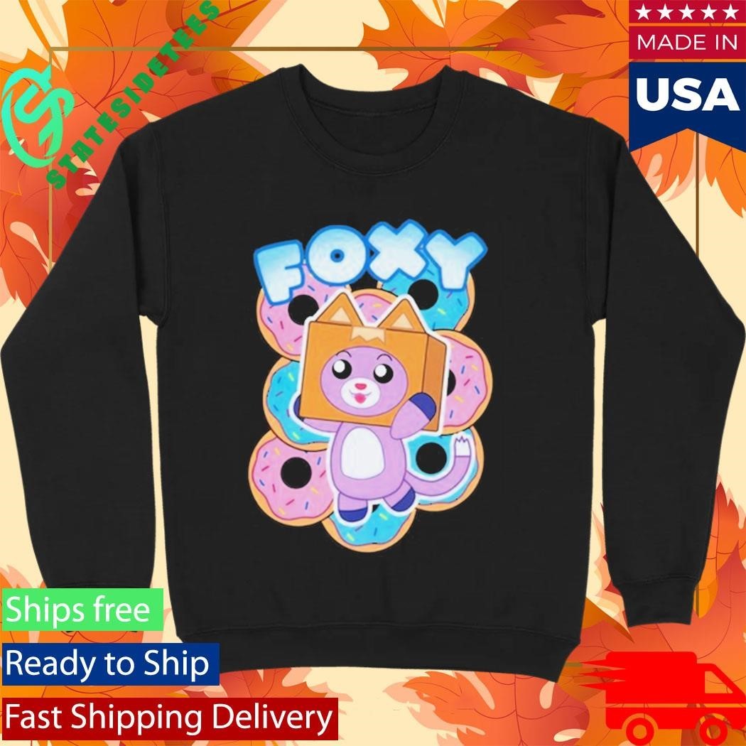 LankyBox Foxy Donuts Unisex , , , Long Sleeve Tee