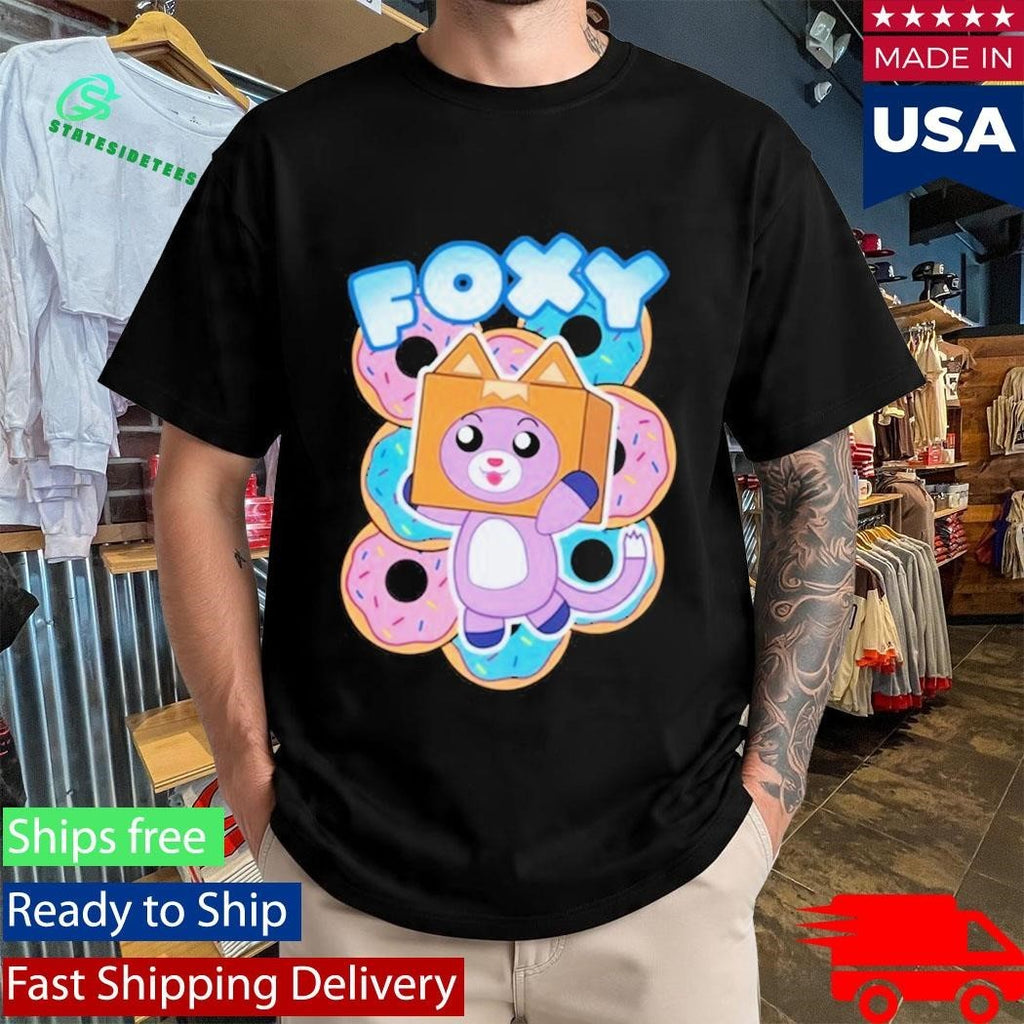 LankyBox Foxy Donuts Unisex , , , Long Sleeve Tee