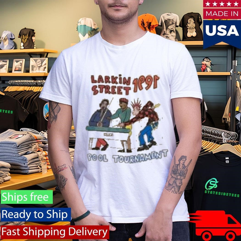Larkin Street Pool Tournament ’91 Shirt Unisex , , , Long Sleeve Tee