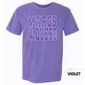 Lavender Margs & Queso Puff Comfort Colors T-Shirts