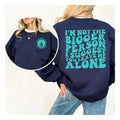 Leave Me Alone Funny Casual Street Fleece Tops Perfect T-Shirts