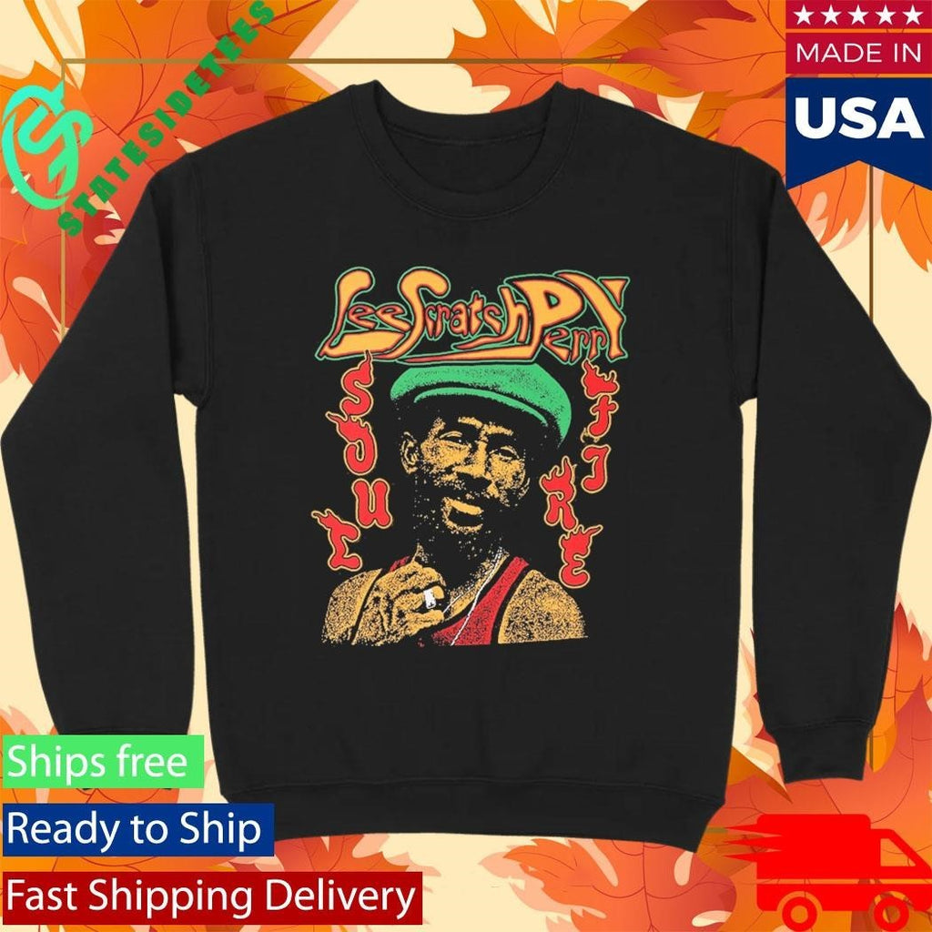 Lee Scratch Perry Soul Fire Dark Olive Shirt Unisex , , , Long Sleeve Tee