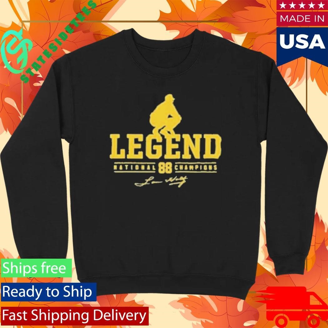 Legend Lou Holtz Notre Dame 1988 National Champions Shirt Unisex , , , Long Sleeve Tee