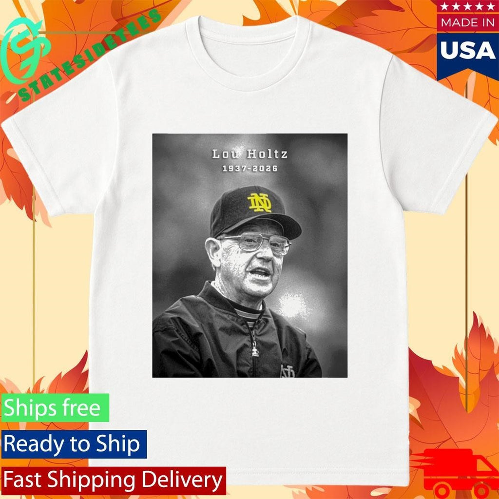 Legendary Notre Dame Coach Lou Holtz 1937-2026 Shirt Unisex , , , Long Sleeve Tee
