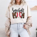 Leopard Baseball Mom Bleached Shirts Leopard Bleached Shirt Bleached Shirts Sublimated Shirts Mom Shirts T-Shirts