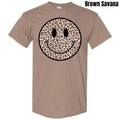 Leopard Happy Face Gildan Short Sleeve 'NLB' T-Shirts