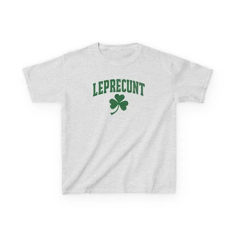 Leprecunt Baby Y2k Irish Shirt Funny Shamrock Baby Cute St Patricks Day Baby St Paddy Green Party Baby T-Shirts