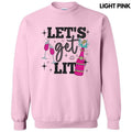Let'S Get Lit Faux Glitter T-Shirts