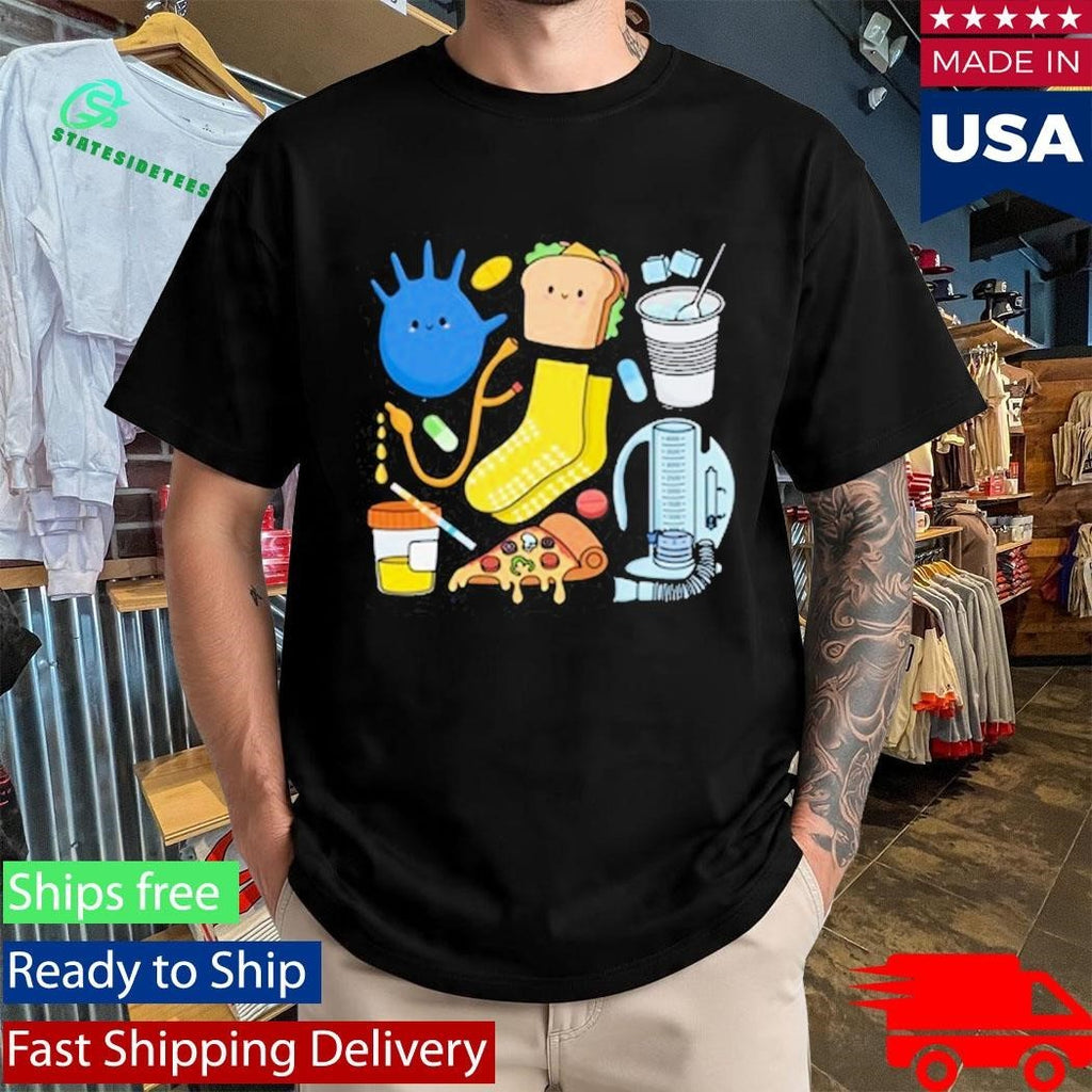 Lindsey Shelton Scrubhacks Collab Nurse Collage Shirt Unisex , , , Long Sleeve Tee