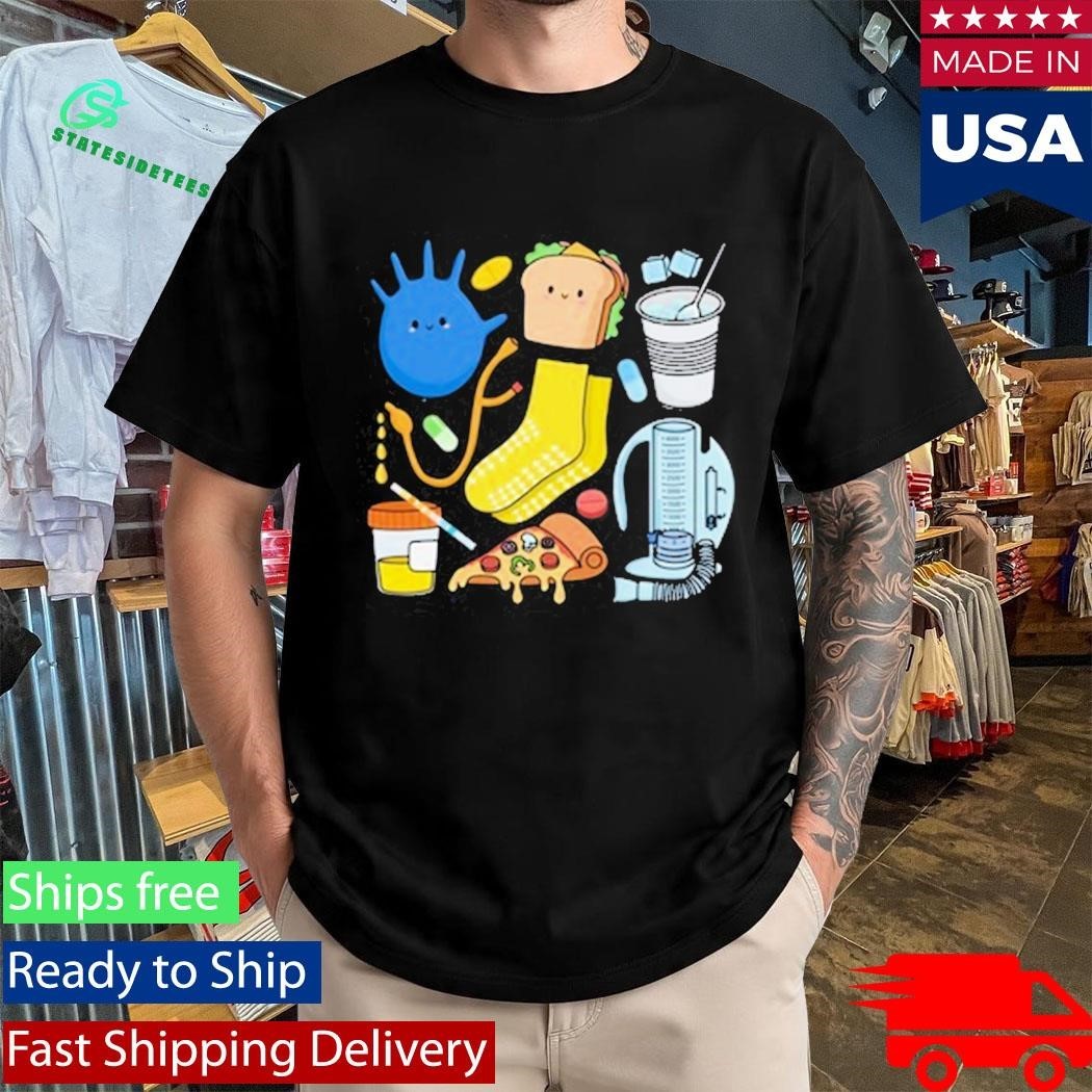 Lindsey Shelton Scrubhacks Collab Nurse Collage Shirt Unisex , , , Long Sleeve Tee