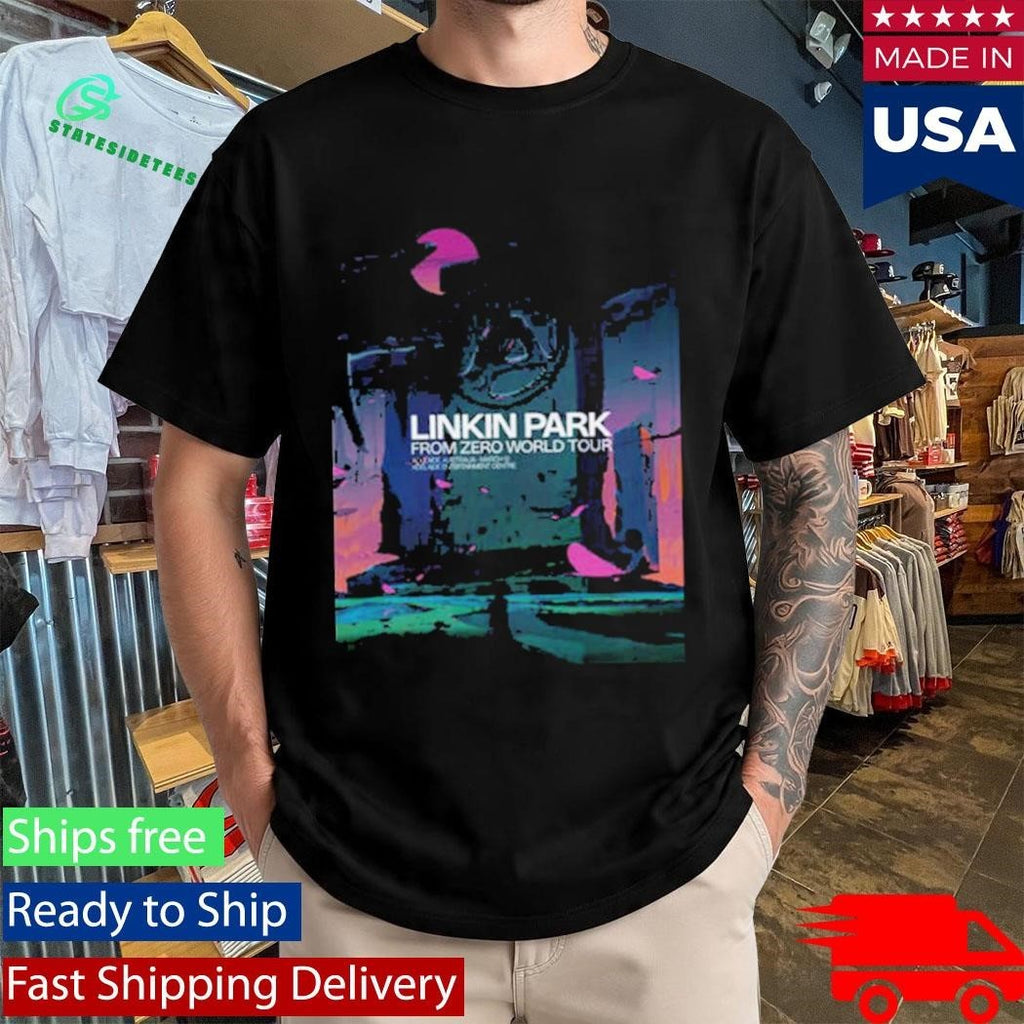 Linkin Park From Zero World Tour 2026 At Adelaide Entertainment Centre On March 12 2026 Adelaide Australia Art By James Paick Shirt