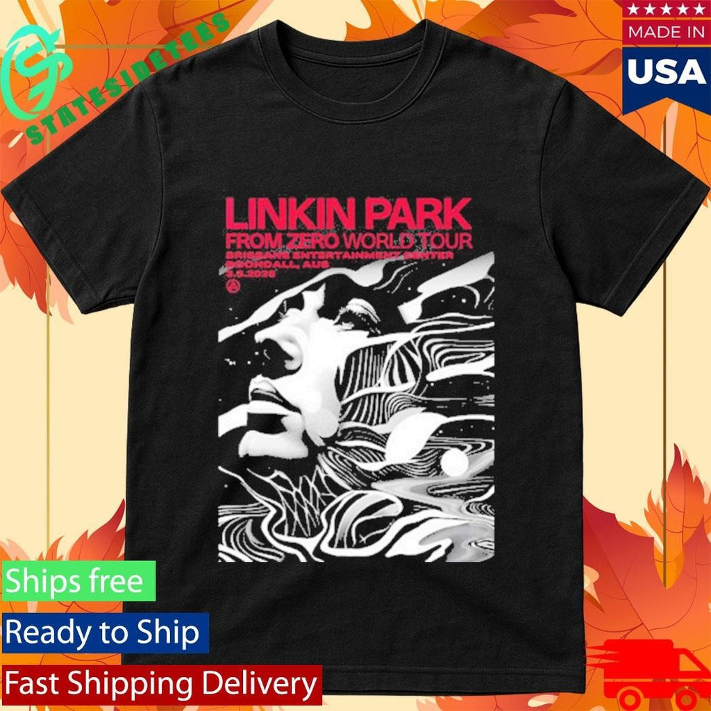 Linkin Park From Zero World Tour 2026 At Brisbane Entertainment Center On March 3 2026 Boondall Australia Shirt